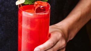 Dead Sea Mule drink held by a person