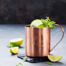 Moscow Mule Cup with lime 