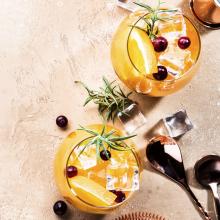 Orange Cranberry Bourbon Cocktail