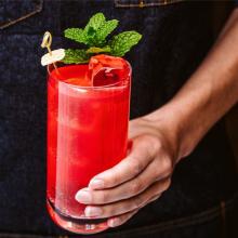 Red Iced Drinks 