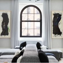 New York apartment where kids can crawl on the art 