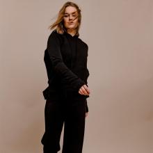 model wearing Abersons clothing 