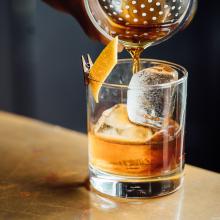 bourbon mixed drink 
