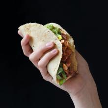 Superbowl ready Orange pork Tacos 