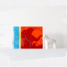 Maura Allen Artwork with Marble Horse 