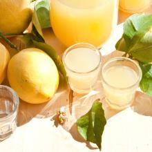 Homemade Limoncello