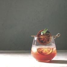 Blood Orange Vodka Soda 