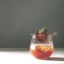 Blood Orange Vodka Soda 