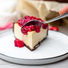 sour cherry cheesecake