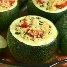 Eat | Herb Stuffed Zucchini