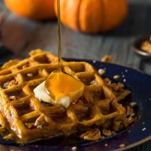 Eat | Pumpkin Waffles 