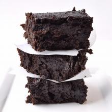 Image of DARK CHOCOLATE STOUT BROWNIES