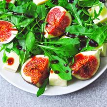 Image of Fig Arugula Burrata Salad