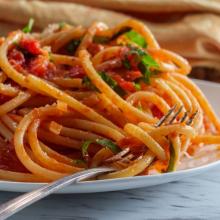 Image of Bucatini Pasta with Pork Ragu