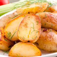 Image of Crispy Soy & Ginger Roast Potatoes From Lara Lee