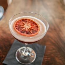 Image of St. Germain Blood Orange Brunch Cocktail