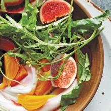 Image of Beet and Fig Salad with Candied Pecans