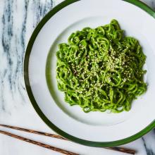 Image of Ramen Noodles with Miso Pesto