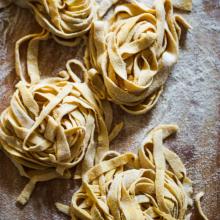 Image of Strozzapreti with Oxtail Ragù and Horseradish Crumbs