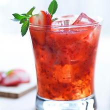 Image of strawberry negroni 