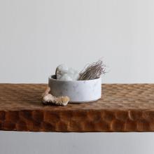 Small White Marble Deep Dish by Objects