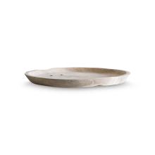 Large Bleached Round Tray by Objects