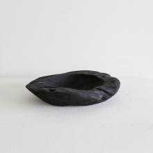 Burnt Teak Round Vessel by Objects