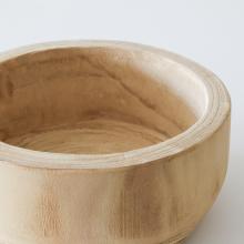 Paulownia Large & Deep Wood Bowl by Objects