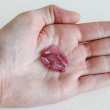 Pink Tourmaline Crystals I by Minerals