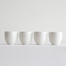 Bisque Unique Cup Set of Four - Small by Kitchen