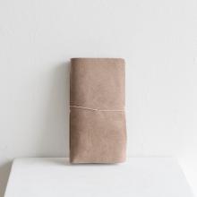 Suede Leather Bound Journal W/ Organic Cotton Paper Small by Objects