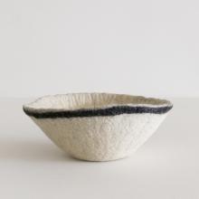 Wool Felt Orbit Bowl alone