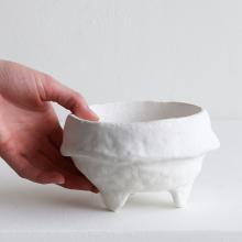 Paper Mache Bowl - White by Accessories