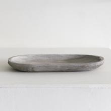 Paulownia Wood Platter - Grey solo