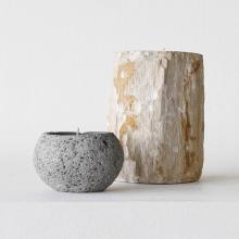 Petrified Wood Candle Holder by Scent