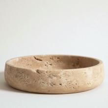 Natural Travertine Bowl by Accessories