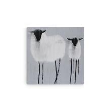 Pair of Grey Sheep by Julie Sneed