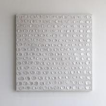 Bianco Collage Perla 30x30 by Kim Fonder