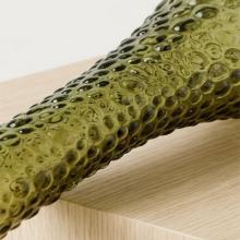 Mid-Century Italian Empoli Green Hobnail Glass Vessel, circa 1960s by Accessories