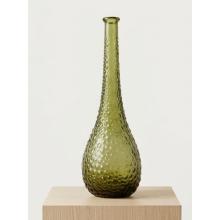 Mid-Century Italian Empoli Green Hobnail Glass Vessel, circa 1960s by Accessories