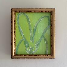 Chartreuse Bunny by Hunt Slonem