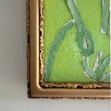 Chartreuse Bunny by Hunt Slonem