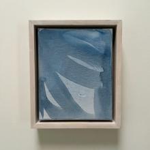 Indigo Blue Collage Study by Kim Fonder