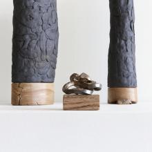 Hoop on Stand Small by Brandon Reese