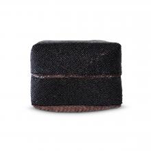 Beaded Basket Large Noir by Objects