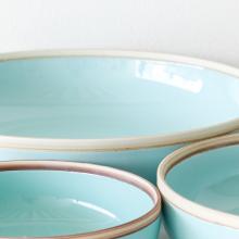 Celadon Nesting Hermit Bowls - Medium by Kitchen