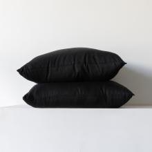 The Black Linen Pillow by Objects