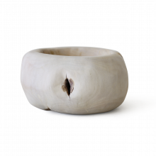 White Voo Bowl by Objects