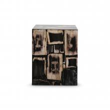 Wooden Marbled Stool by Stools