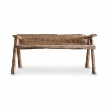 Wooden Bench by Stools